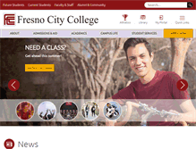 Tablet Screenshot of fresnocitycollege.edu